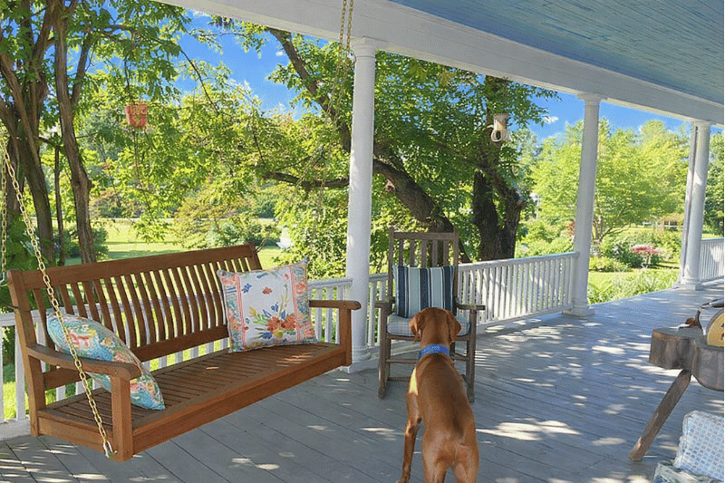 Shaker Hill Bed and Breakfast Front Porch
