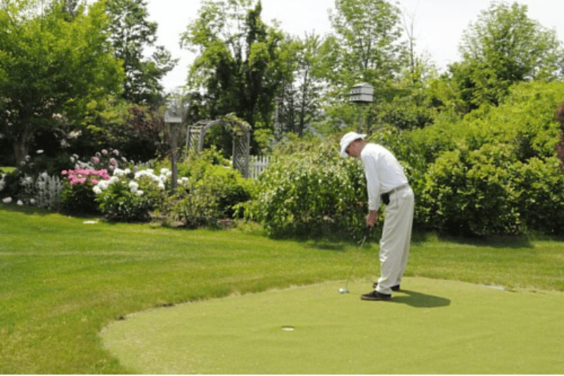Shaker Hill Bed and Breakfast Backyard Putting Green Shaker Hill Bed and Breakfast Backyard Putting Green